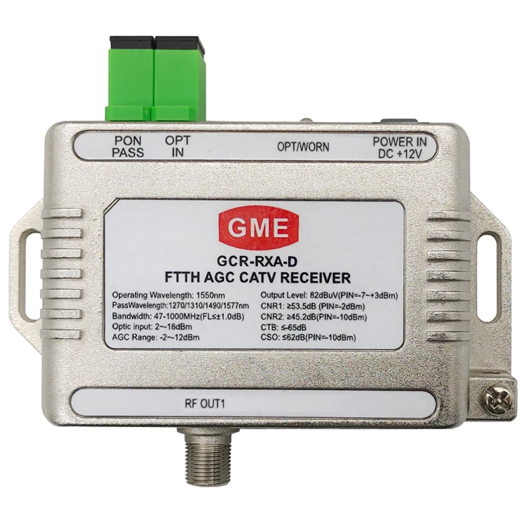 RECEPTOR FTTH CATV