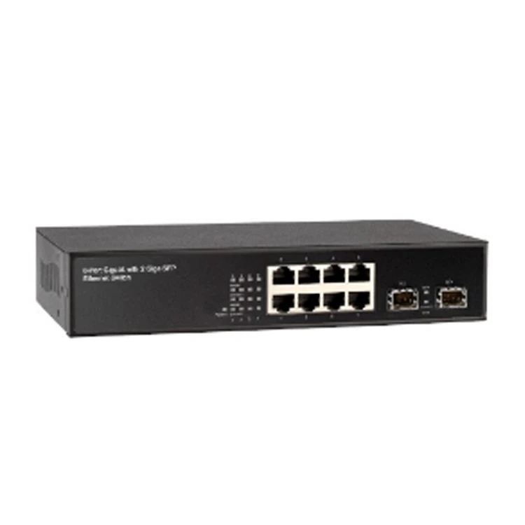 Commutador gestionat completament de 8 ports 10/100/1000 M + 2-Port Gigabit SFPL2+