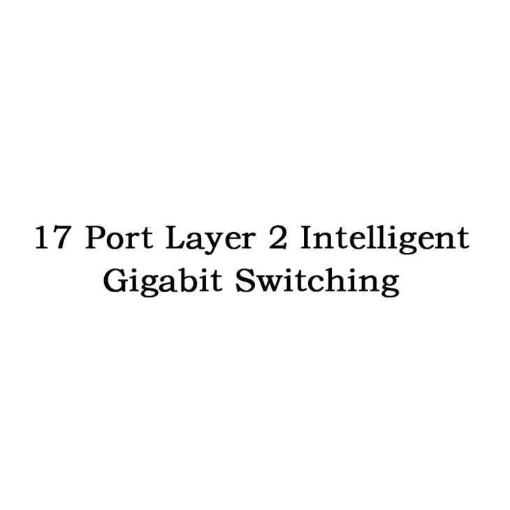 Commutació Gigabit intel·ligent de 17 ports de capa 2