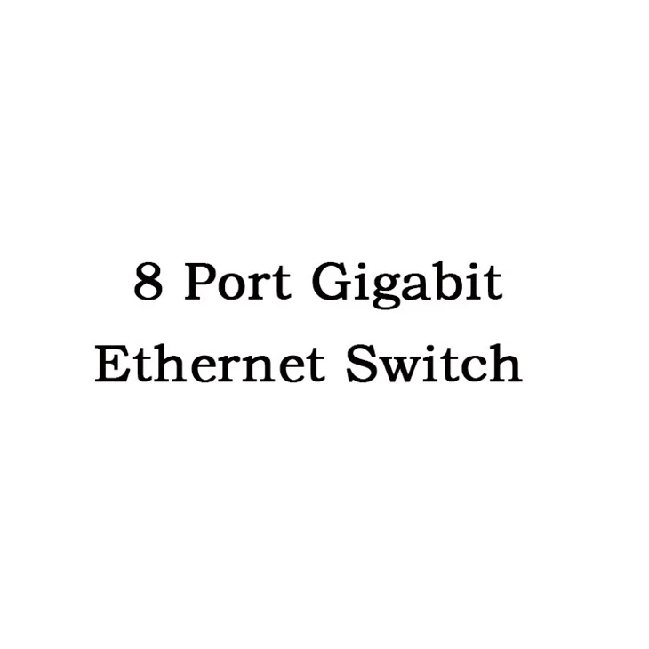 Commutador Ethernet Gigabit de 8 ports