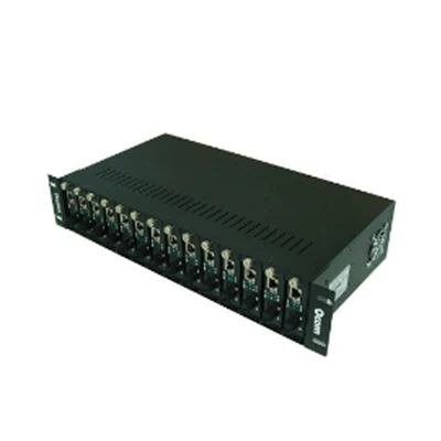 Xassís de bastidor de transceptor de fibra òptica de 14 ranures